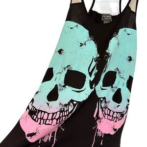 Midnight Hour Skull Tank XS